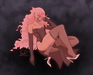 Red Spirit Pinup